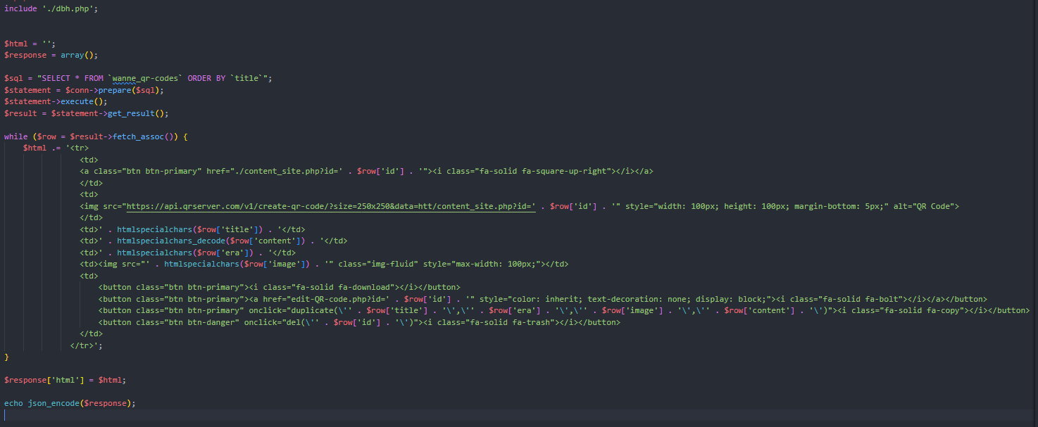 Technische screenshot 2